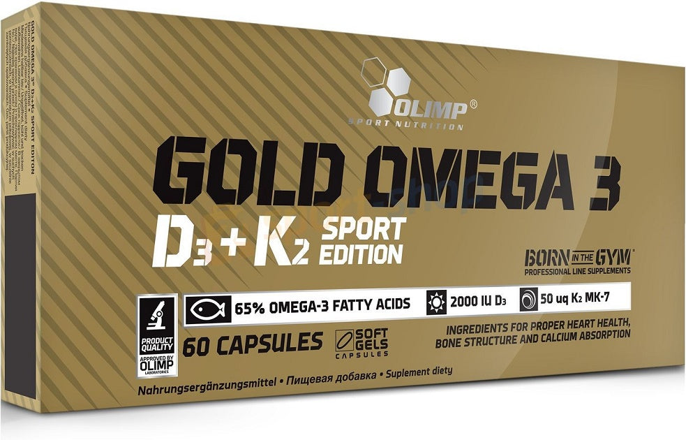 Gold Omega 3 D3 + K2 Sport Edition - 60 caps - Olimp Nutrition