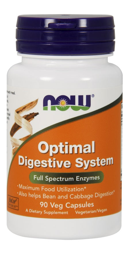 Optimal Digestive System - 90 vcaps - NOW Foods