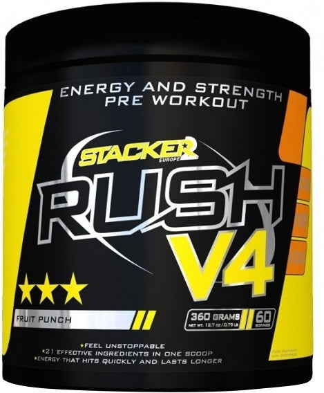 Rush V4, Fruit Punch - 360 grams - Stacker2 Europe