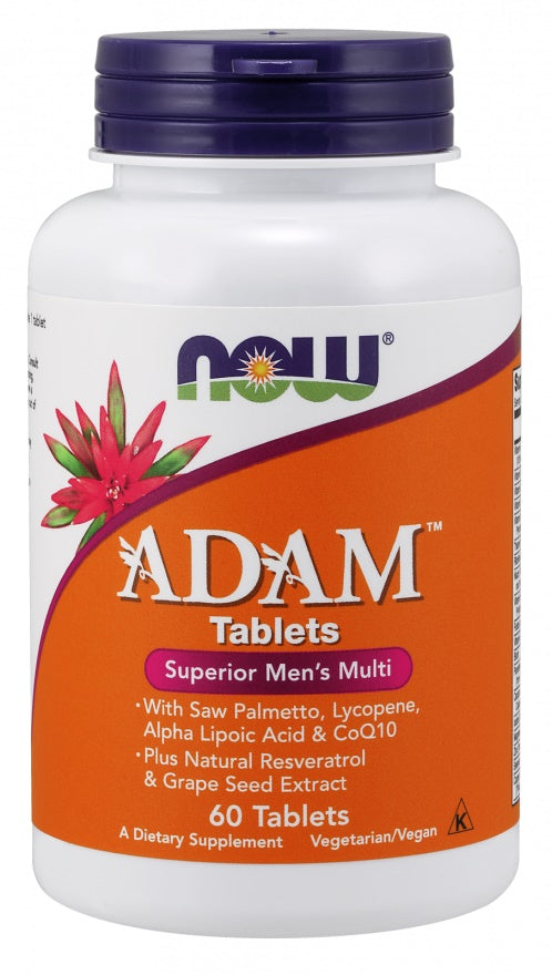ADAM Multi-Vitamin for Men - 60 tablets - NOW Foods