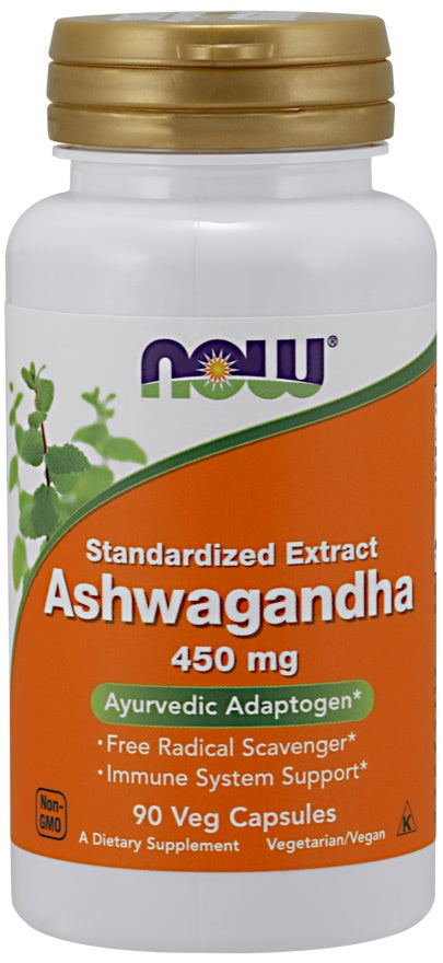 Ashwagandha Extract, 450mg - 90 vcaps - NOW Foods