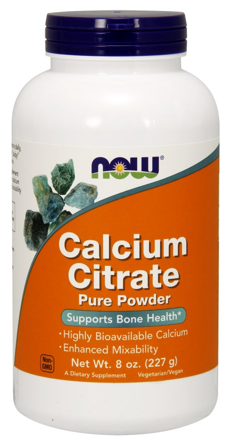 Calcium Citrate Pure Powder - 227 grams - NOW Foods