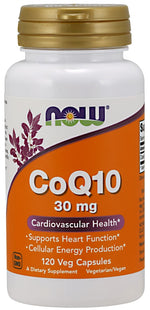 CoQ10, 30mg - 120 vcaps - NOW Foods