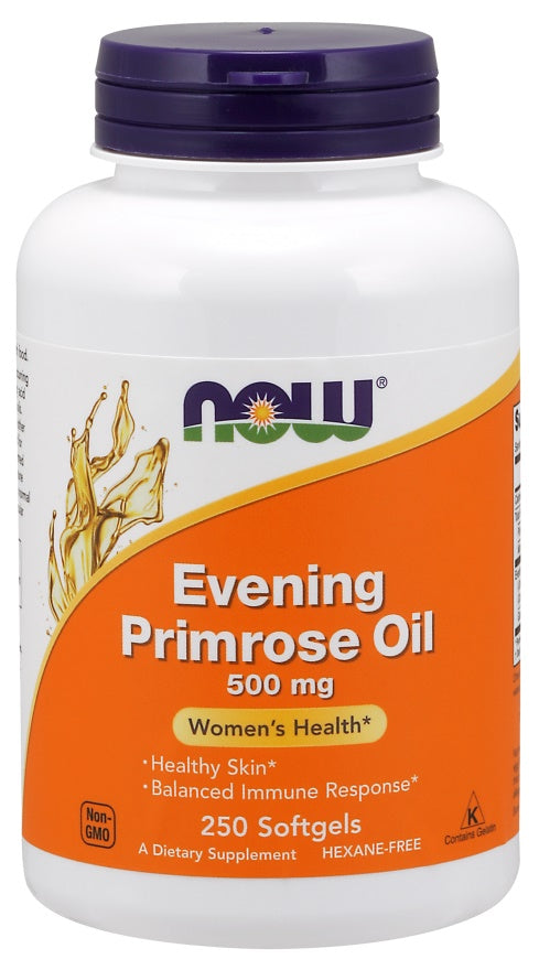 Evening Primrose Oil, 500mg - 250 softgels - NOW Foods