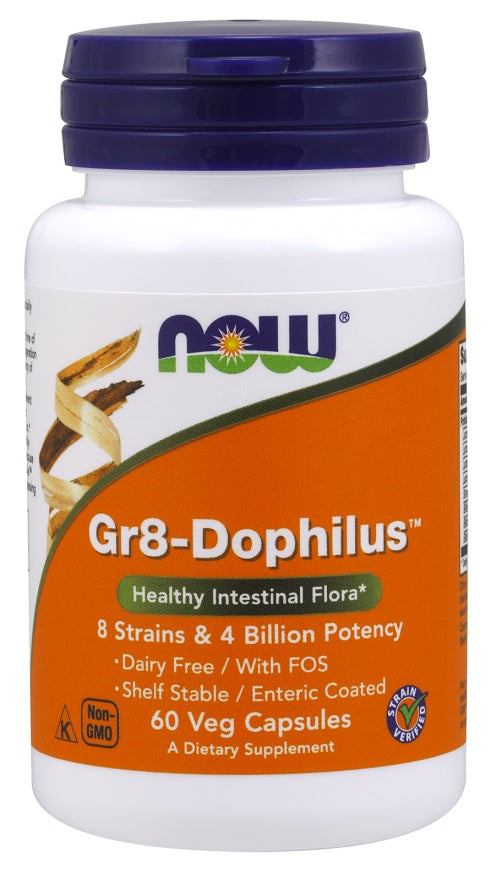 Gr8-Dophilus - 60 vcaps - NOW Foods