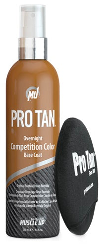 Overnight Competition Color Base Coat, (Spray With Applicator) - 250 ml. - Pro Tan