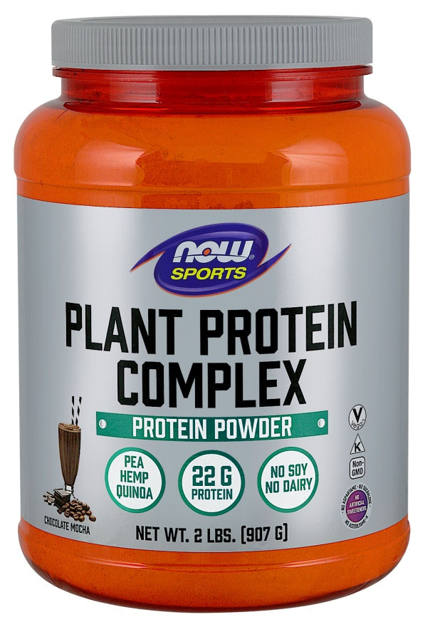 Plant Protein Complex, Chocolate Mocha - 907 grams - NOW Foods