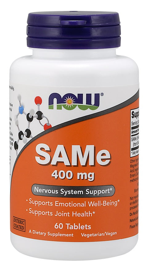 SAMe, 400mg - 60 tablets - NOW Foods