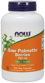 Saw Palmetto Berries, 550mg - 250 vcaps - NOW Foods