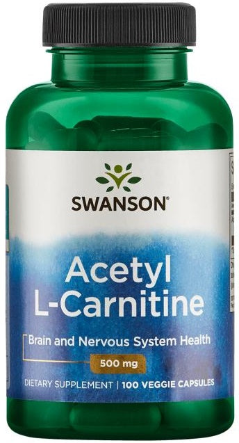 Acetyl L-Carnitine, 500mg - 100 vcaps - Swanson