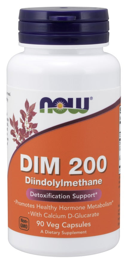 DIM 200 Diindolylmethane - 90 vcaps - NOW Foods