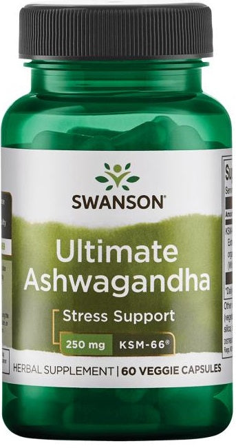 Ashwagandha Ultimate KSM-66, 250mg - 60 vcaps - Swanson