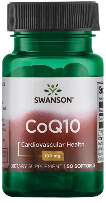 CoQ10, 100mg - 50 softgels - Swanson