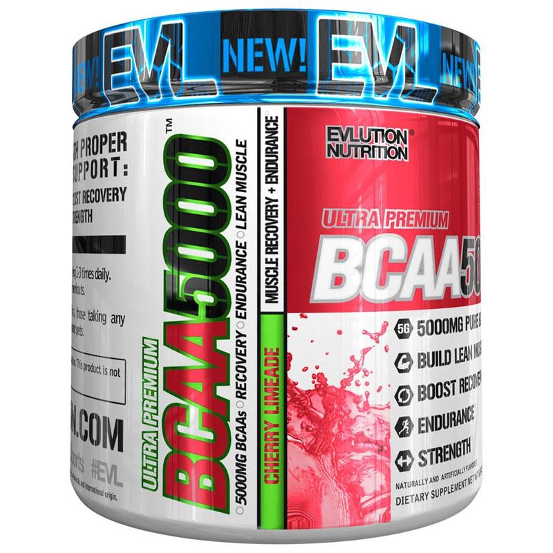 BCAA 5000, Cherry Limeade - 249 grams - EVLution Nutrition