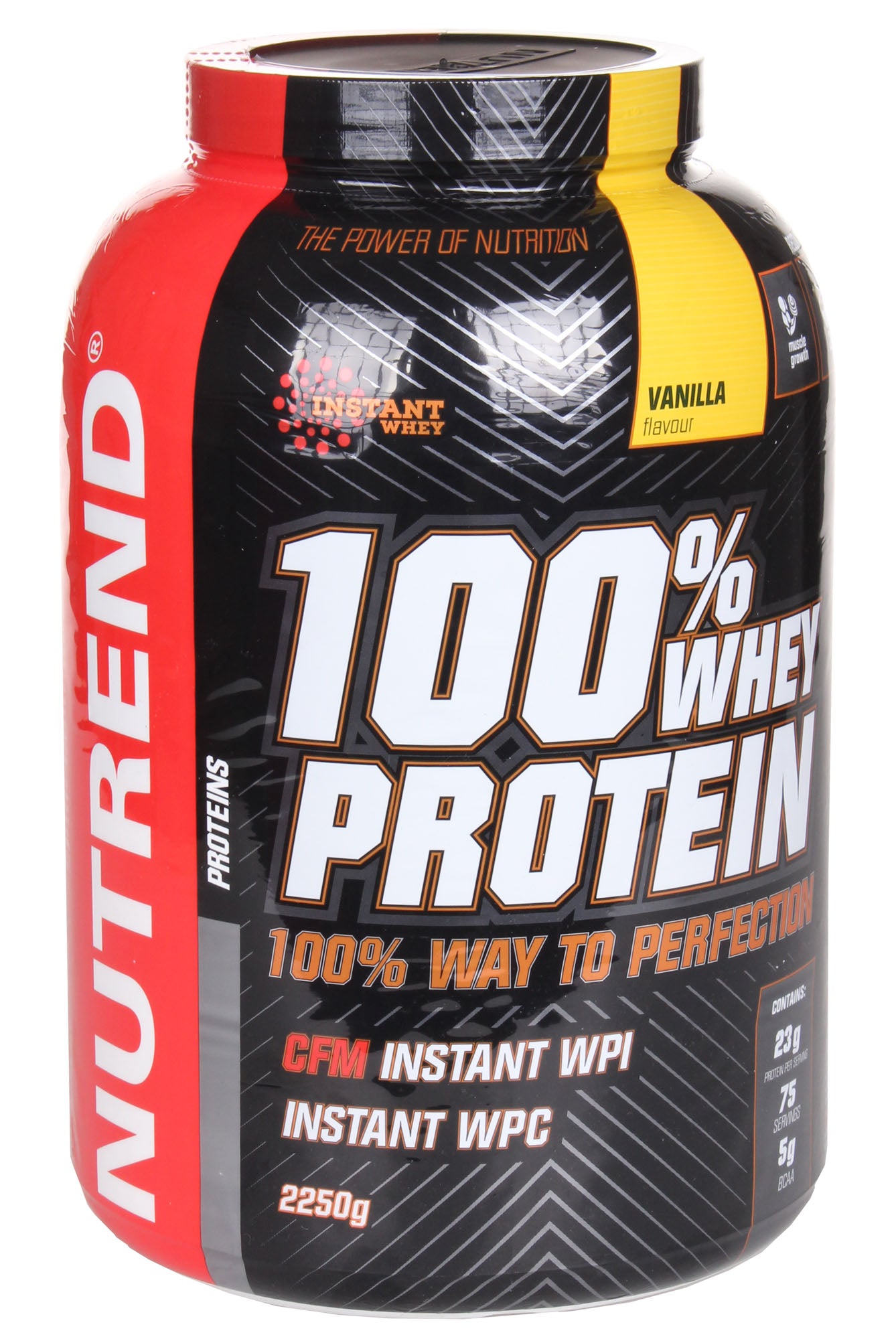 100% Whey Protein, Vanilla - 2250 grams - Nutrend