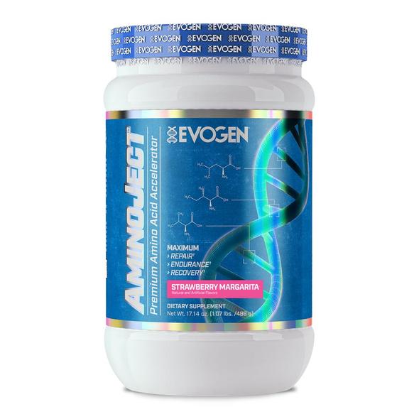 AminoJect, Strawberry Margarita - 486 grams - Evogen