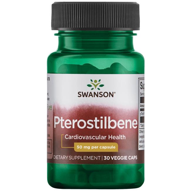 Pterostilbene, 50mg - 30 vcaps - Swanson
