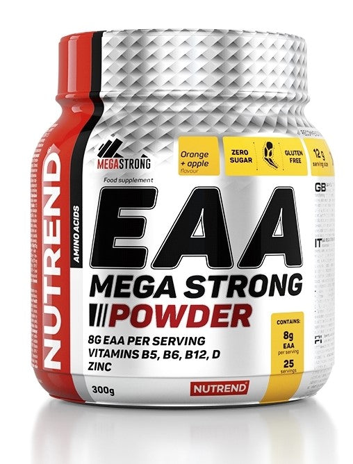EAA Mega Strong Powder, Orange + Apple - 300 grams - Nutrend
