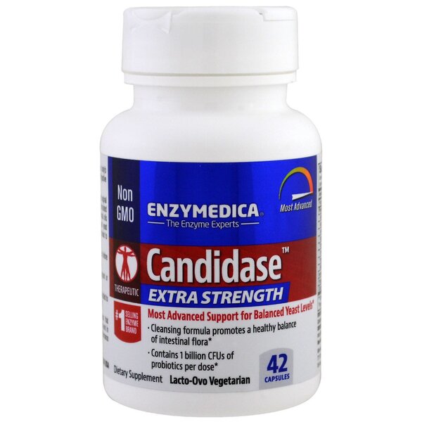 Candidase Extra Strength - 42 caps - Enzymedica