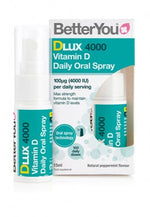 DLux 4000 Daily Vitamin D Oral Spray, Natural Peppermint - 15 ml. - BetterYou