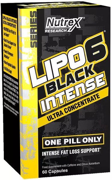 Lipo-6 Black Intense Ultra Concentrate - 60 caps - Nutrex