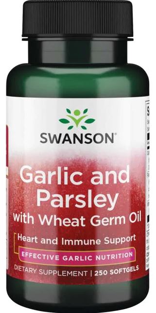 Garlic and Parsley with Wheat Germ Oil - 250 softgels - Swanson