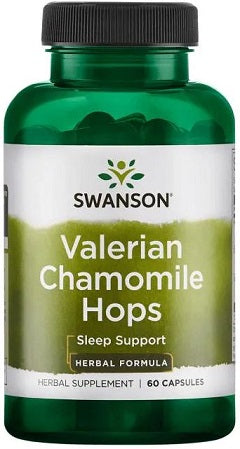 Valerian, Chamomile & Hops - 60 caps - Swanson