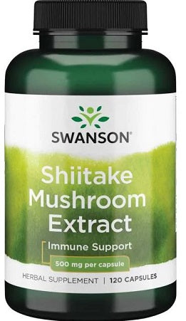 Shiitake Mushroom Extract, 500mg - 120 caps - Swanson