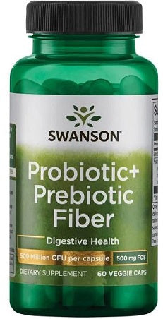 Probiotic+ Prebiotic Fiber - 60 vcaps - Swanson