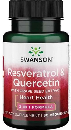 Resveratrol & Quercetin - 30 vcaps - Swanson