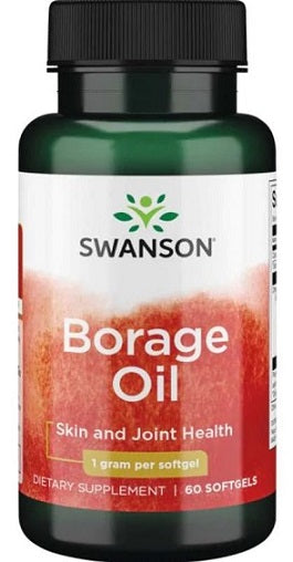 Borage Oil, 1000mg - 60 softgels - Swanson