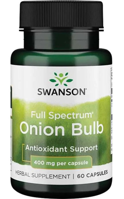 Full Spectrum Onion Bulb, 400mg - 60 caps - Swanson