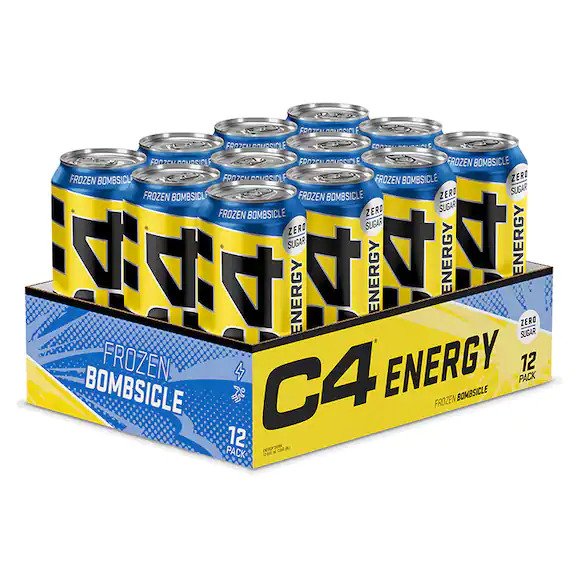 C4 Explosive Energy Drink, Frozen Bombsicle - 12 x 500 ml. - Cellucor