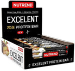 Excelent 25% Protein Bar, Vanilla & Pineapple - 18 x 85g - Nutrend