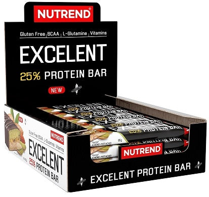 Excelent 25% Protein Bar, Chocolate & Nuts - 18 x 85g - Nutrend