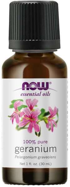 Essential Oil, Geranium Oil - 30 ml. - NOW Foods