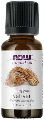 Essential Oil, Vetiver Oil - 10 ml. - NOW Foods