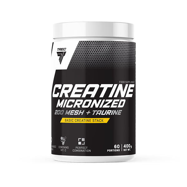Creatine Micronized 200 Mesh + Taurine - 400 grams - Trec Nutrition