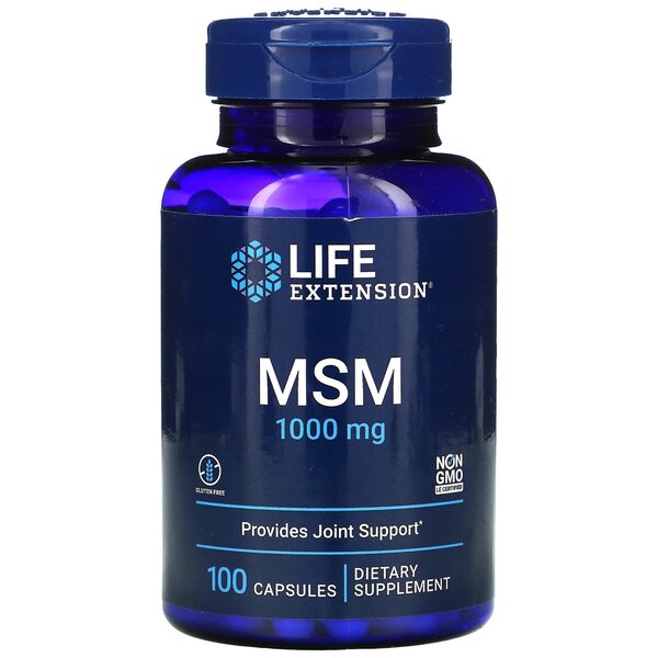 MSM, 1000mg - 100 caps - Life Extension