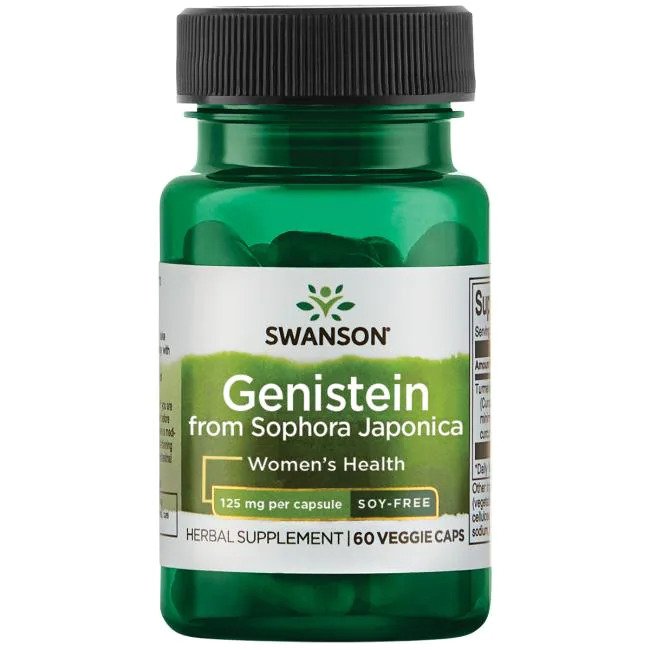 Genistein from Sophora Japonica, 125mg - 60 vcaps - Swanson