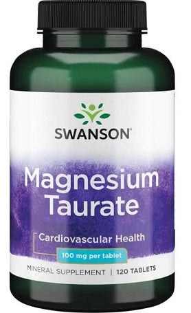 Magnesium Taurate, 100mg - 120 tablets - Swanson