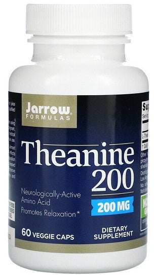 Theanine, 200mg - 60 vcaps - Jarrow Formulas
