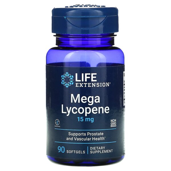 Mega Lycopene, 15mg - 90 softgels - Life Extension