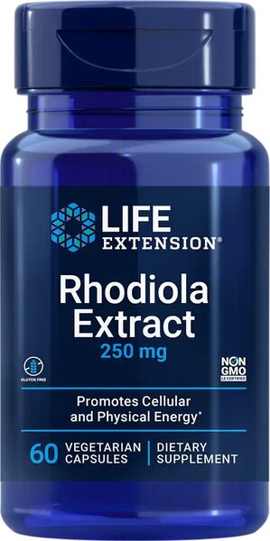 Rhodiola Extract, 250mg - 60 vcaps - Life Extension
