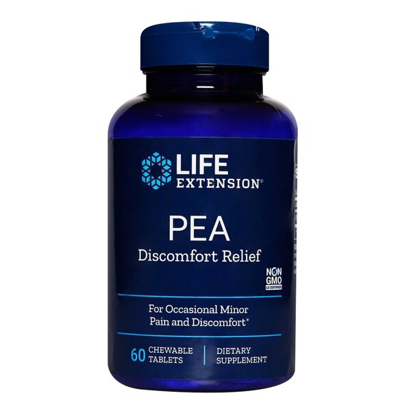PEA Discomfort Relief - 60 chewable tablets - Life Extension