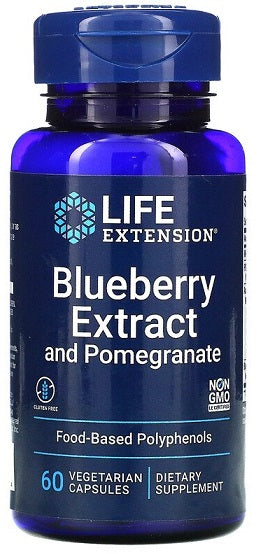 Blueberry Extract with Pomegranate - 60 vcaps - Life Extension