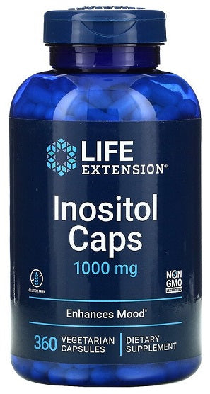 Inositol Caps, 1000 mg - 360 vcaps - Life Extension