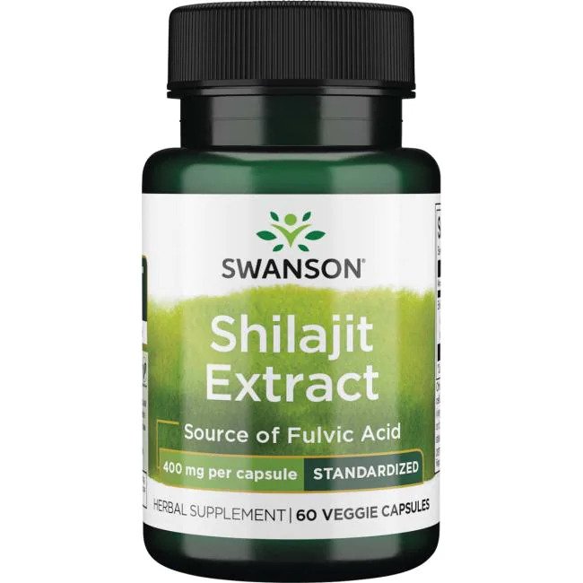 Shilajit Extract, 400mg - 60 vcaps - Swanson