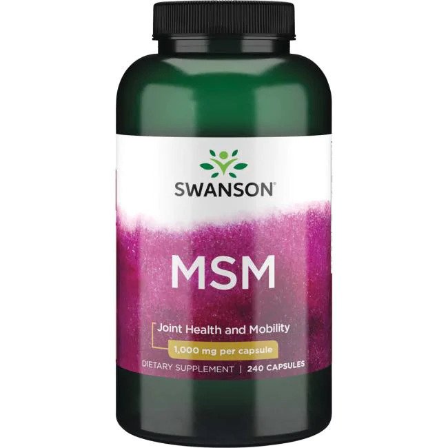 MSM, 1000mg - 240 caps - Swanson