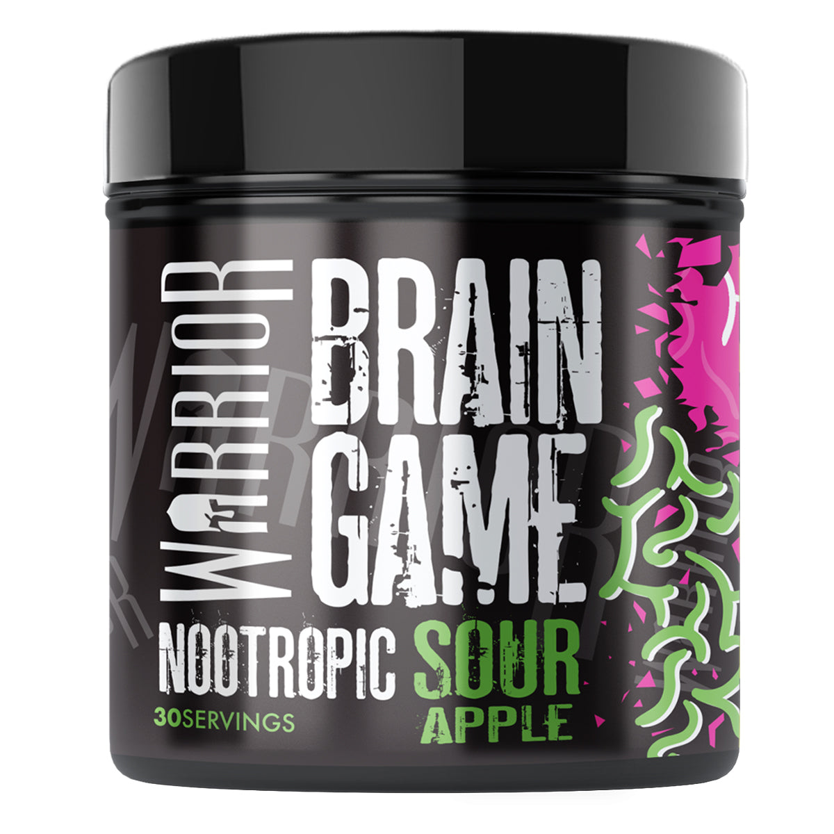 Brain Game, Sour Apple - 360 grams - Warrior